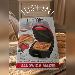MyMini Red Sandwich Maker